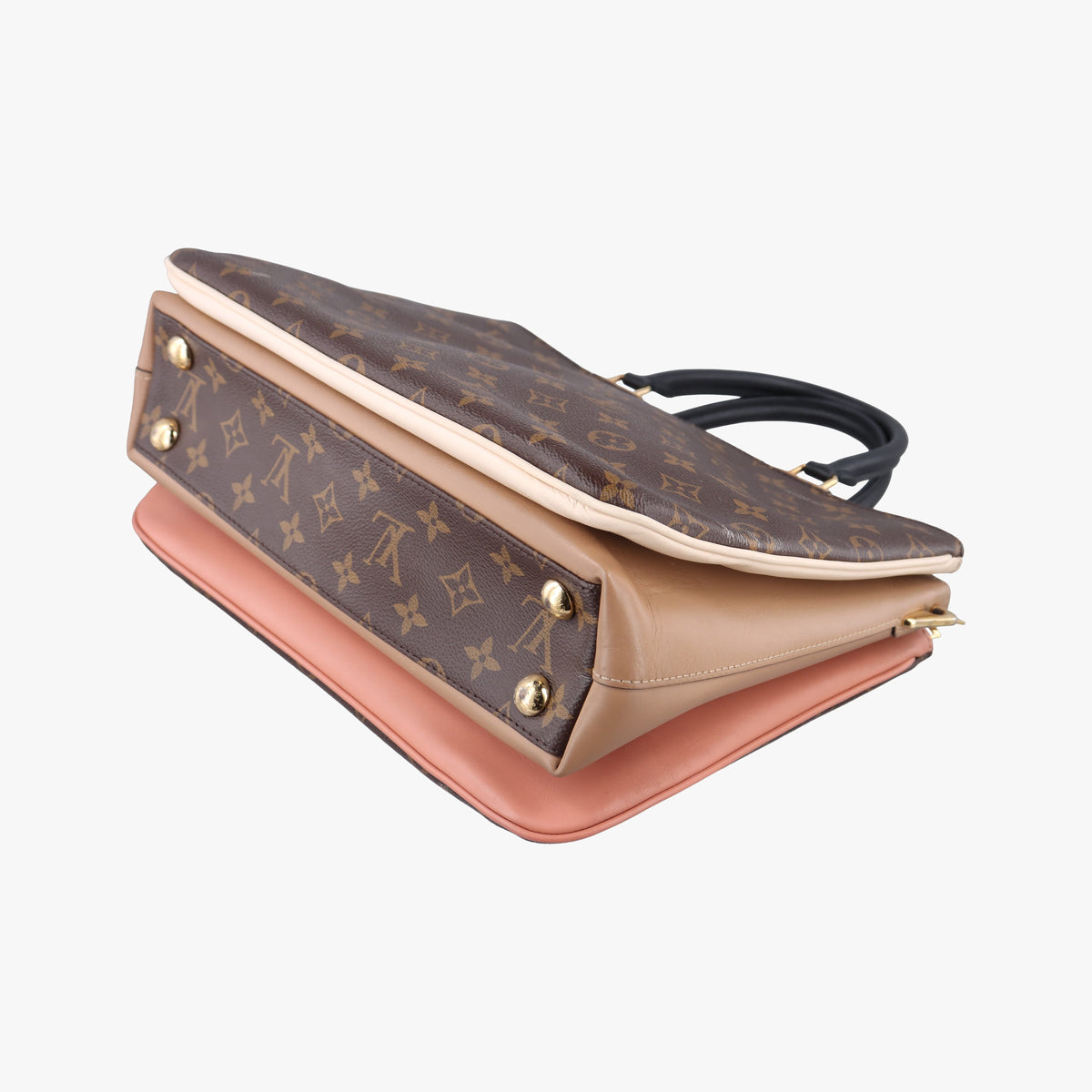 Vintage Louis Vuitton Mille feuille Beige x Brown Monogram canvas x leather M44255 shoulderbag | stylenewstar