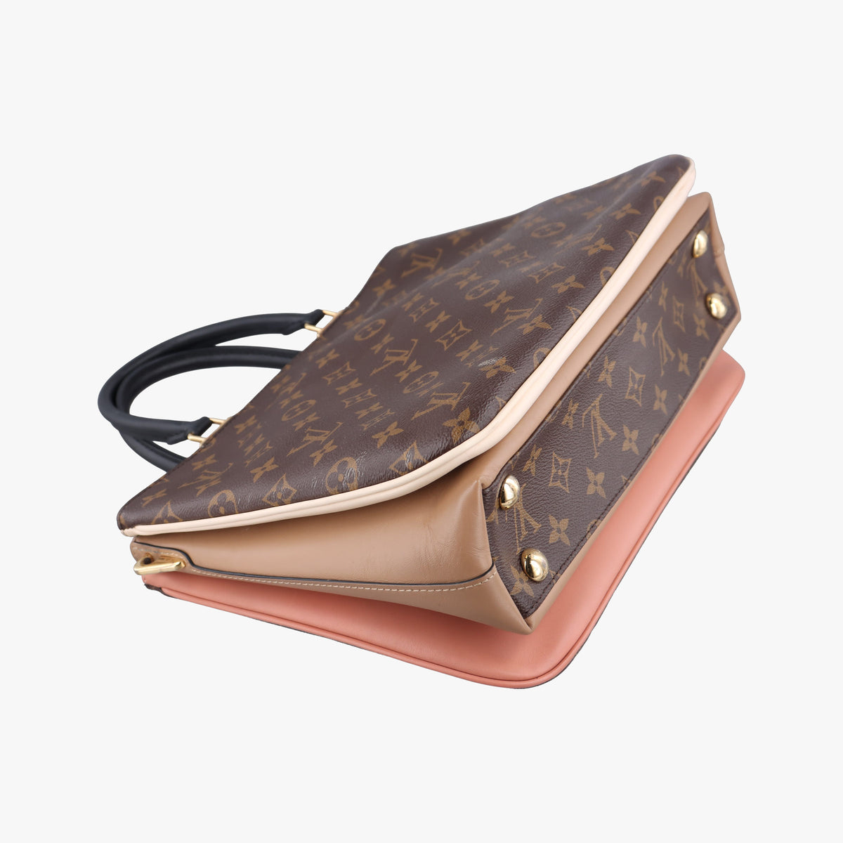 Vintage Louis Vuitton Mille feuille Beige x Brown Monogram canvas x leather M44255 shoulderbag | stylenewstar