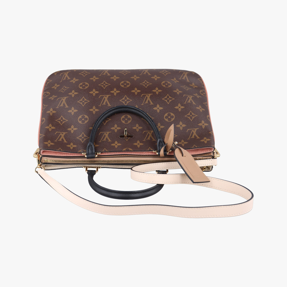 Vintage Louis Vuitton Mille feuille Beige x Brown Monogram canvas x leather M44255 shoulderbag | stylenewstar