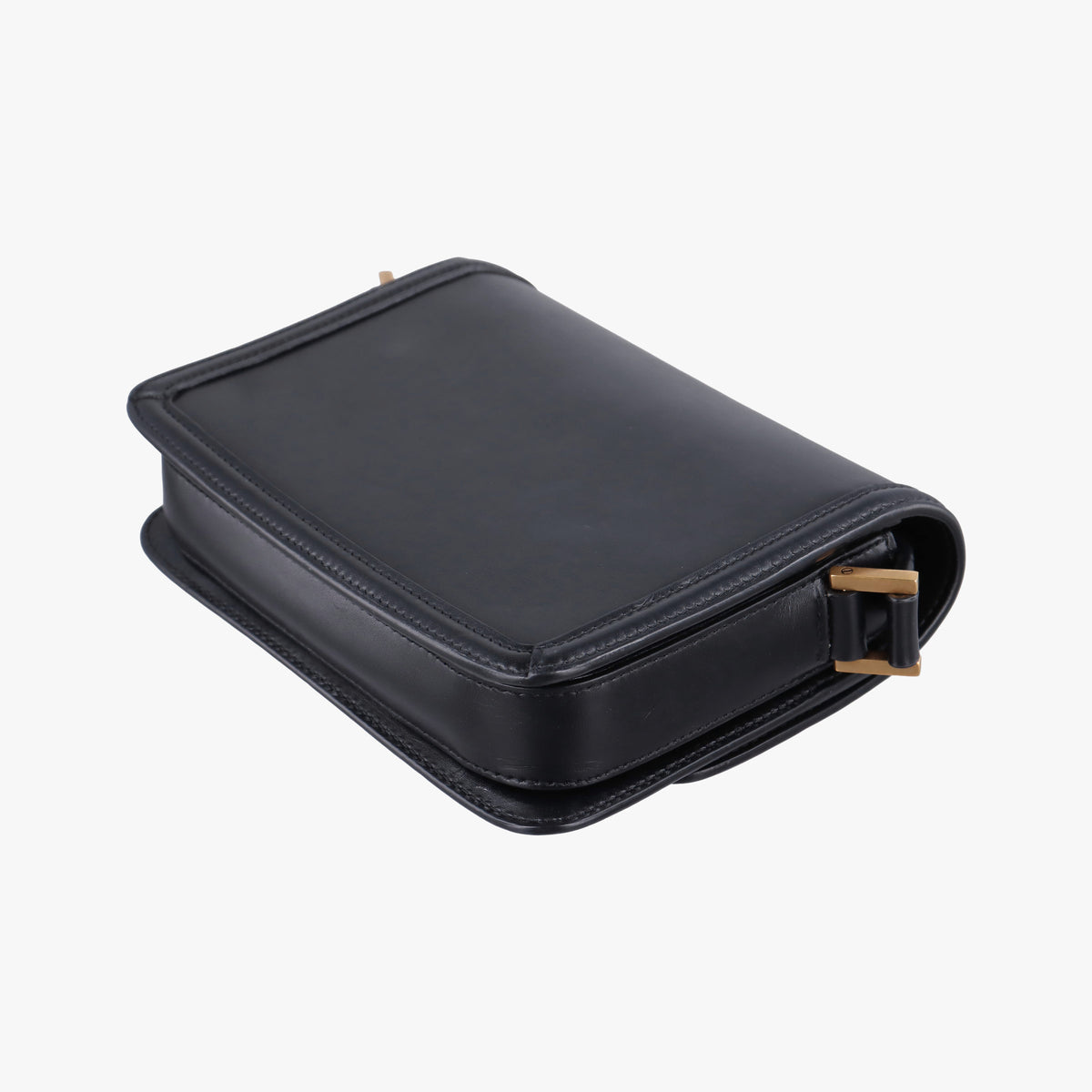 Pre-owned Yves Saint Laurent Solferino Black Leather 634306 shoulderbag | stylenewstar