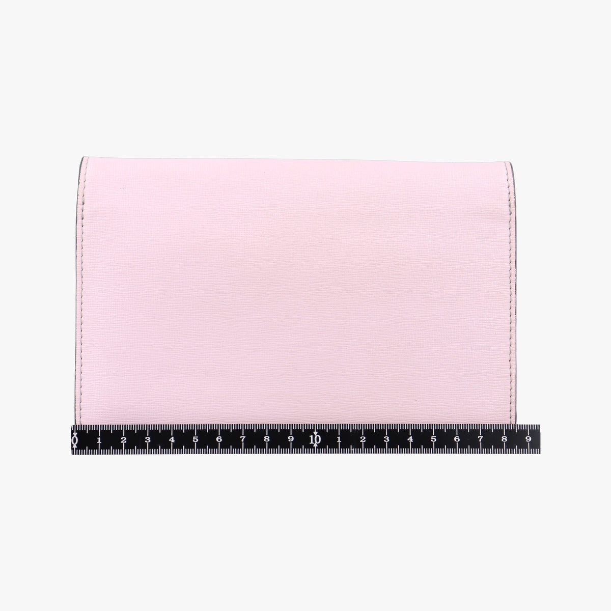 Pre-owned Fendi Monster Eyes Tube PinkｘGray Leather 8M0346 shoulderbag | stylenewstar