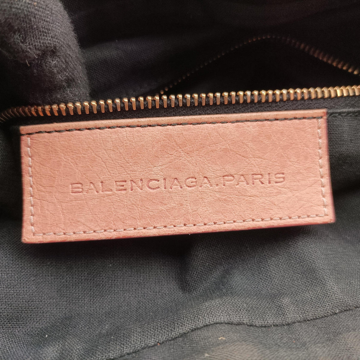 Pre-owned Balenciaga The First Orange Pink lambskin  shoulderbag | stylenewstar