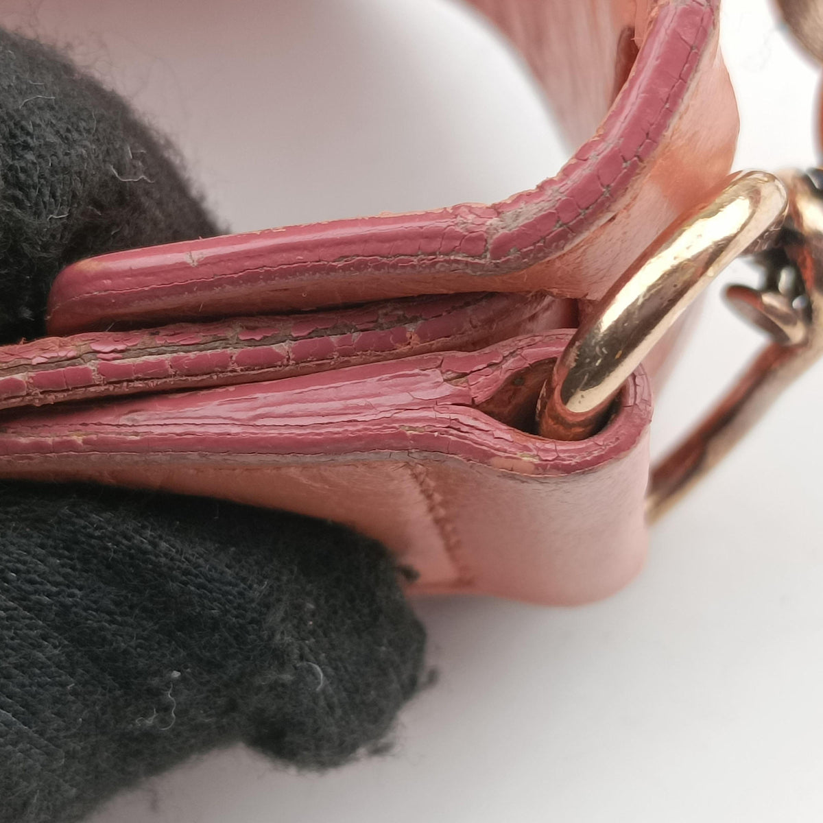 Pre-owned Balenciaga The First Orange Pink lambskin  shoulderbag | stylenewstar