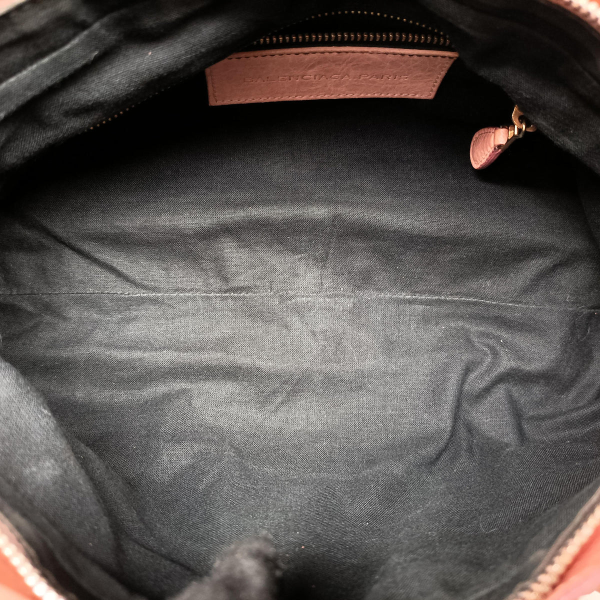 Pre-owned Balenciaga The First Orange Pink lambskin  shoulderbag | stylenewstar