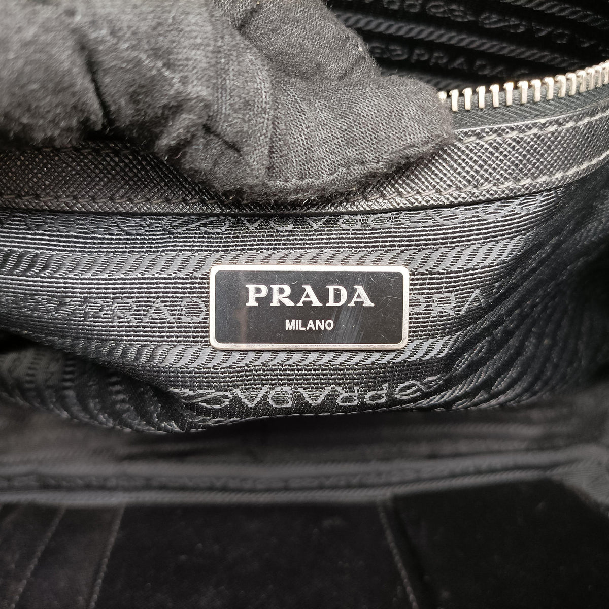 Pre-owned Prada business bag briefcase Black SAFFIANO Leather 2VE363 shoulderbag | stylenewstar