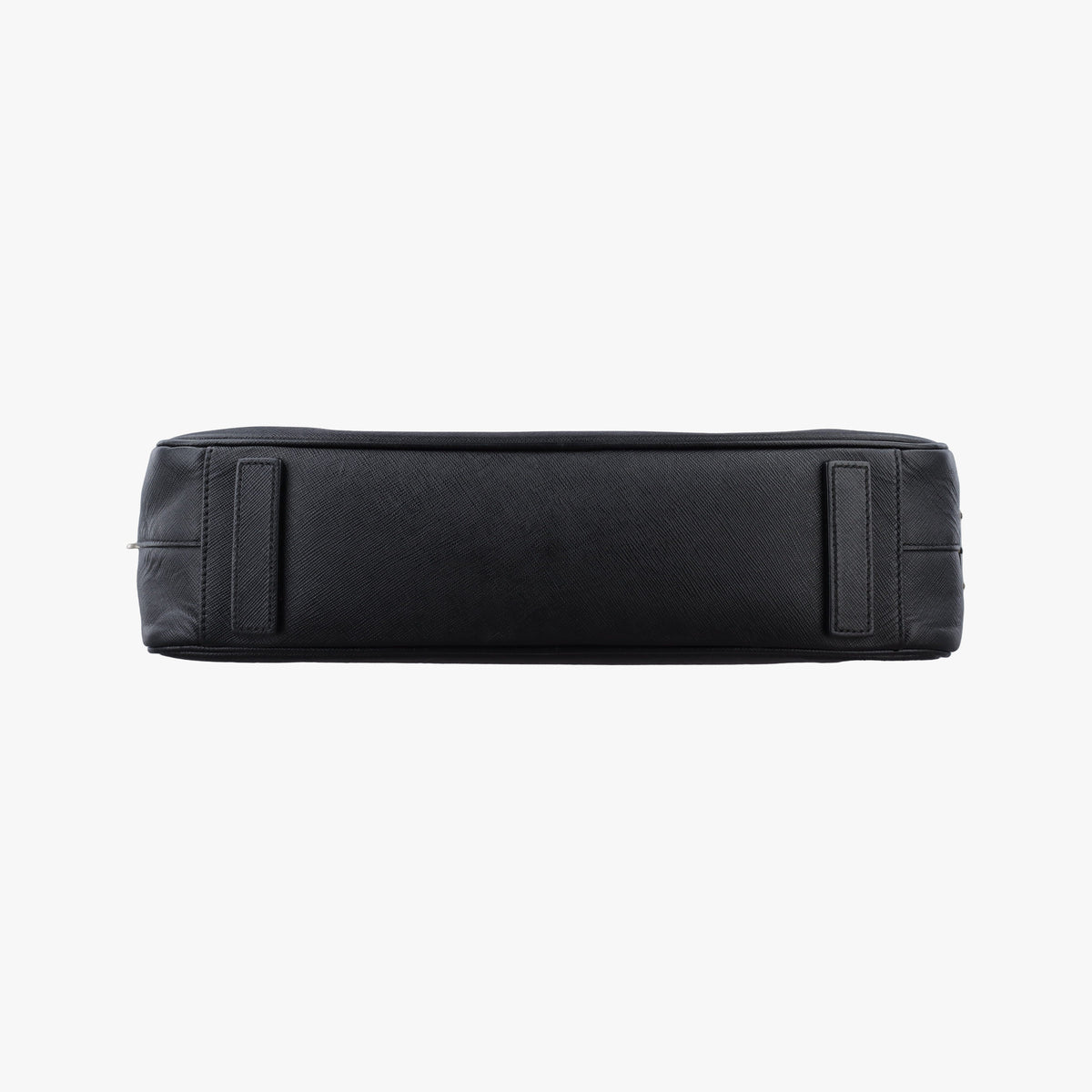 Pre-owned Prada business bag briefcase Black SAFFIANO Leather 2VE363 shoulderbag | stylenewstar
