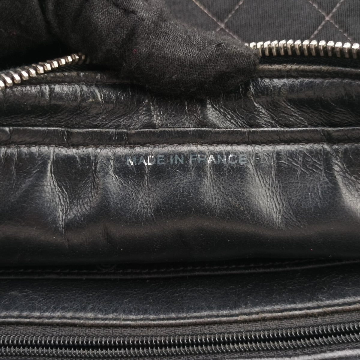 Pre-owned Chanel Matelasse Black Cotton  backpack/rucksack | stylenewstar