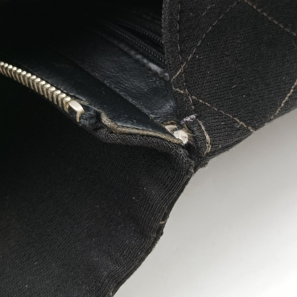 Pre-owned Chanel Matelasse Black Cotton  backpack/rucksack | stylenewstar