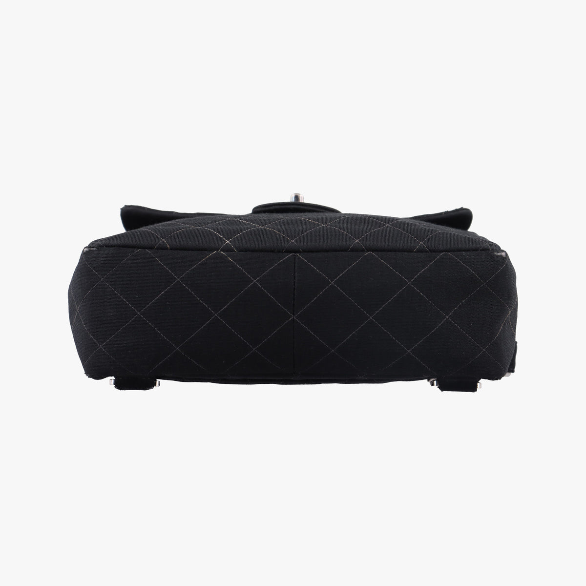 Pre-owned Chanel Matelasse Black Cotton  backpack/rucksack | stylenewstar