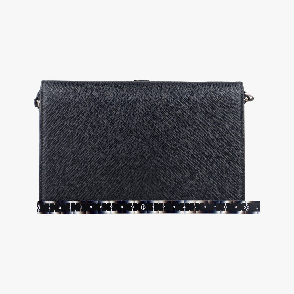Vintage Prada Robot Flap Black×Multicolour Saffiano Leather  shoulderbag | stylenewstar