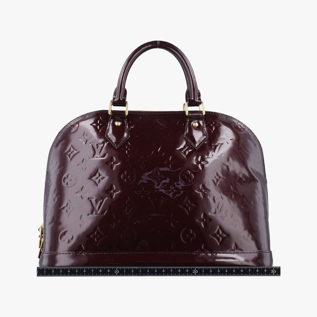 Vintage Louis Vuitton Alma PM Amarante Vernis M91691 handbag | stylenewstar
