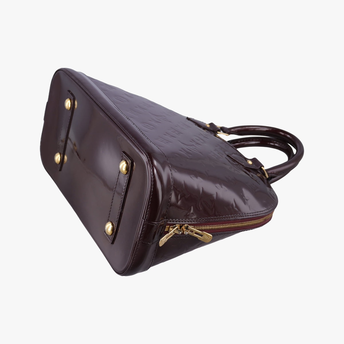 Vintage Louis Vuitton Alma PM Amarante Vernis M91691 handbag | stylenewstar