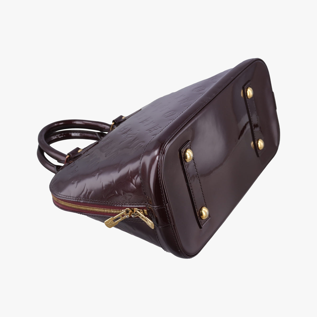 Vintage Louis Vuitton Alma PM Amarante Vernis M91691 handbag | stylenewstar