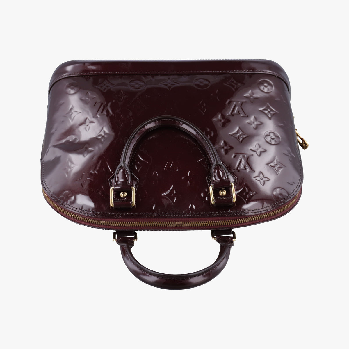 Vintage Louis Vuitton Alma PM Amarante Vernis M91691 handbag | stylenewstar