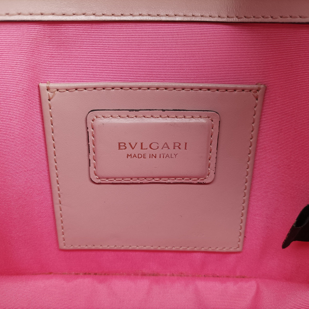 Pre-owned Bvlgari Serpenti Forever Pink leather  shoulderbag | stylenewstar