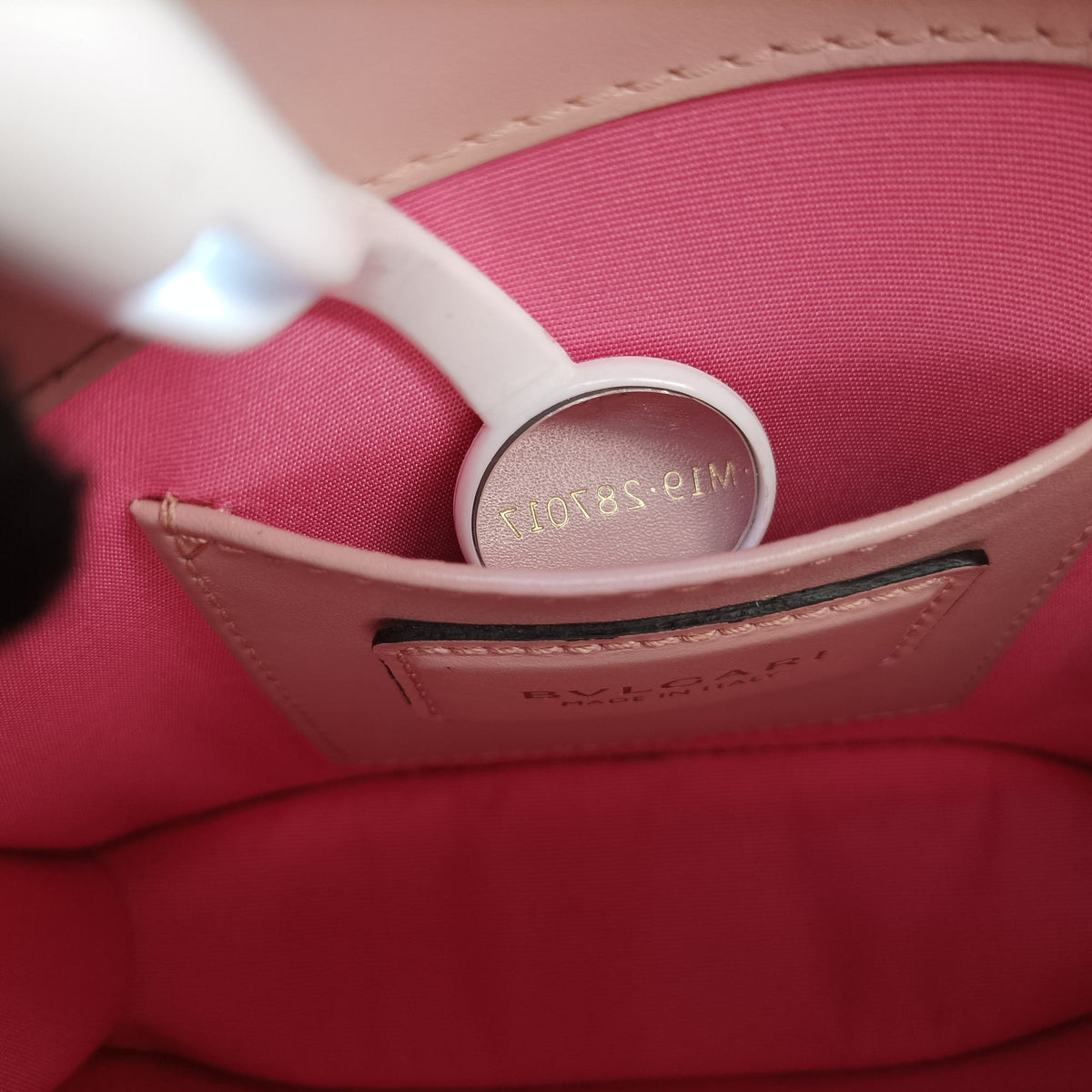 Pre-owned Bvlgari Serpenti Forever Pink leather  shoulderbag | stylenewstar