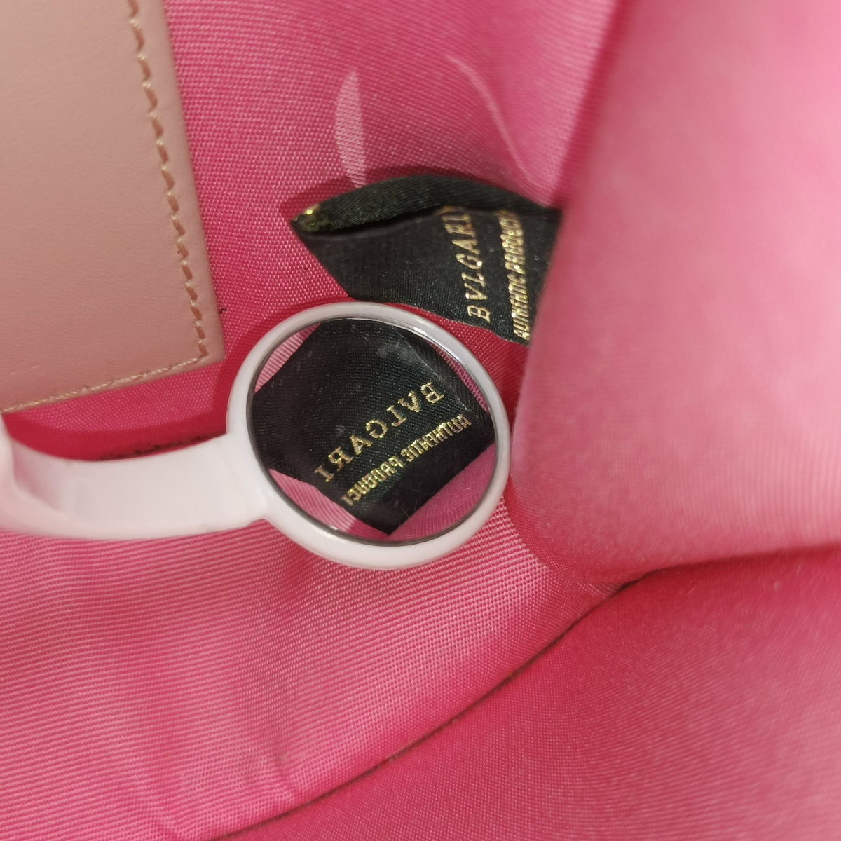 Pre-owned Bvlgari Serpenti Forever Pink leather  shoulderbag | stylenewstar