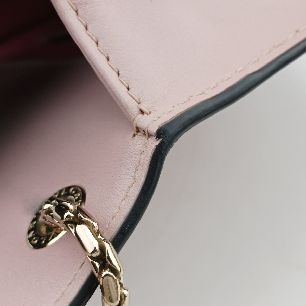 Pre-owned Bvlgari Serpenti Forever Pink leather  shoulderbag | stylenewstar