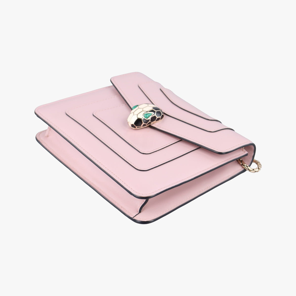Pre-owned Bvlgari Serpenti Forever Pink leather  shoulderbag | stylenewstar