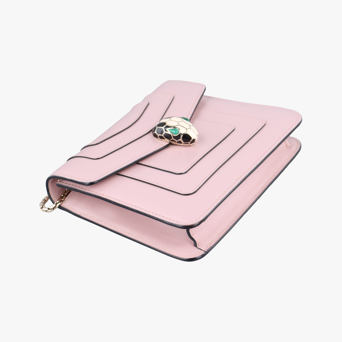 Pre-owned Bvlgari Serpenti Forever Pink leather  shoulderbag | stylenewstar