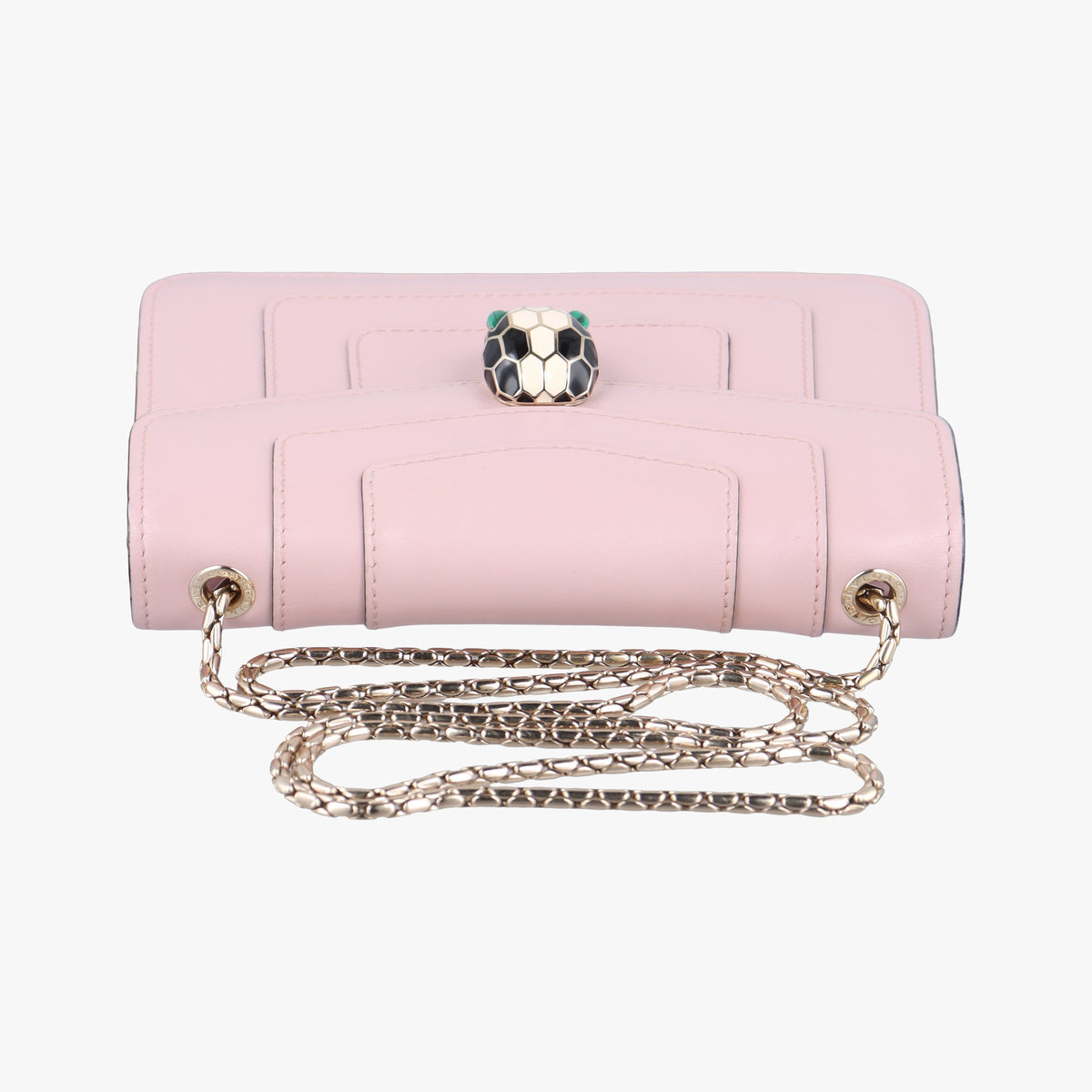 Pre-owned Bvlgari Serpenti Forever Pink leather  shoulderbag | stylenewstar