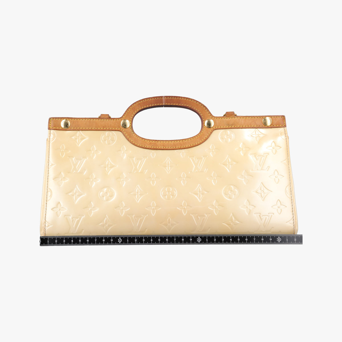 Pre-owned Louis Vuitton ROXBURY Drive Perle Vernis M91374 shoulderbag | stylenewstar