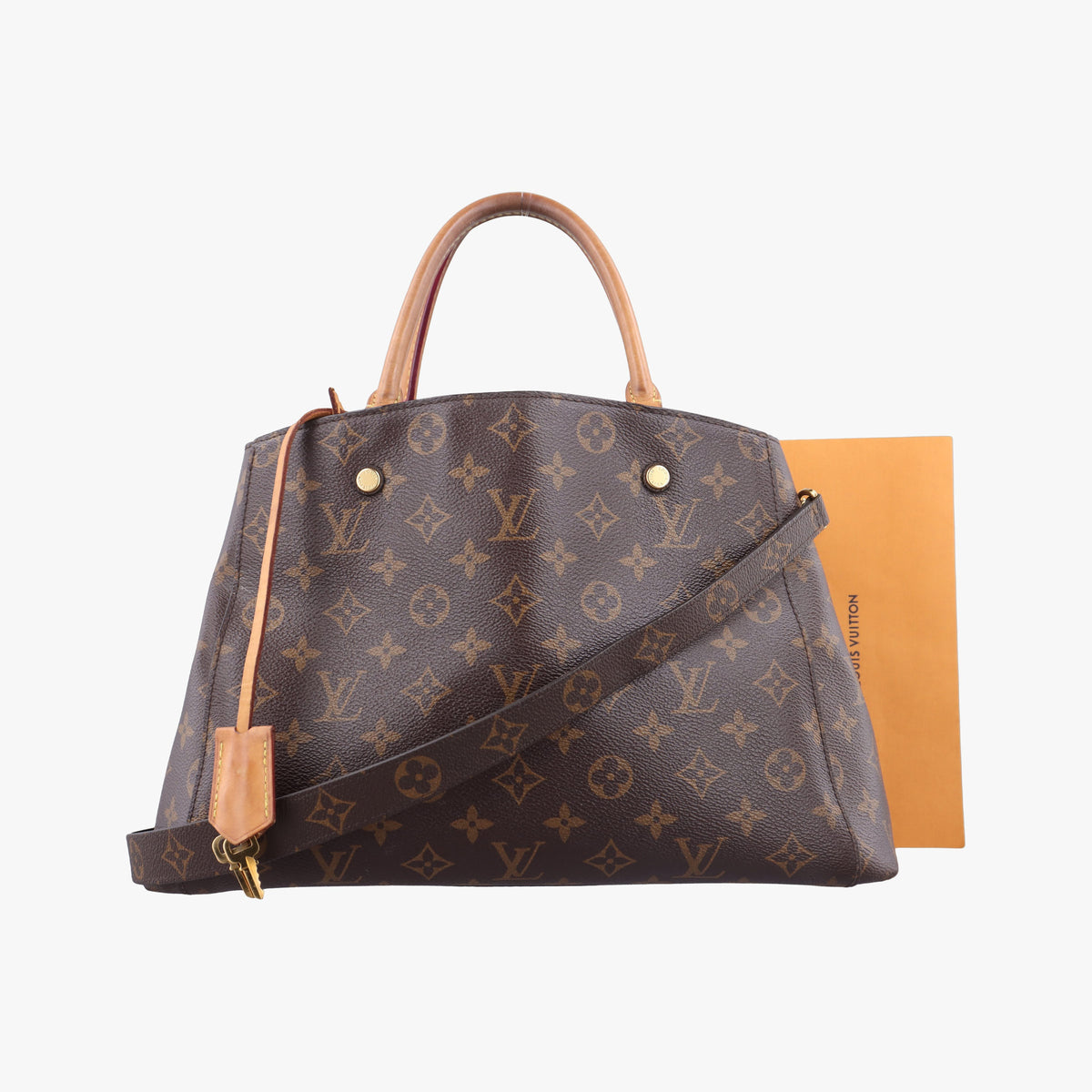 Pre-owned Louis Vuitton MONTAIGNE MM BROWN Monogram Canvas M41056 shoulderbag | stylenewstar