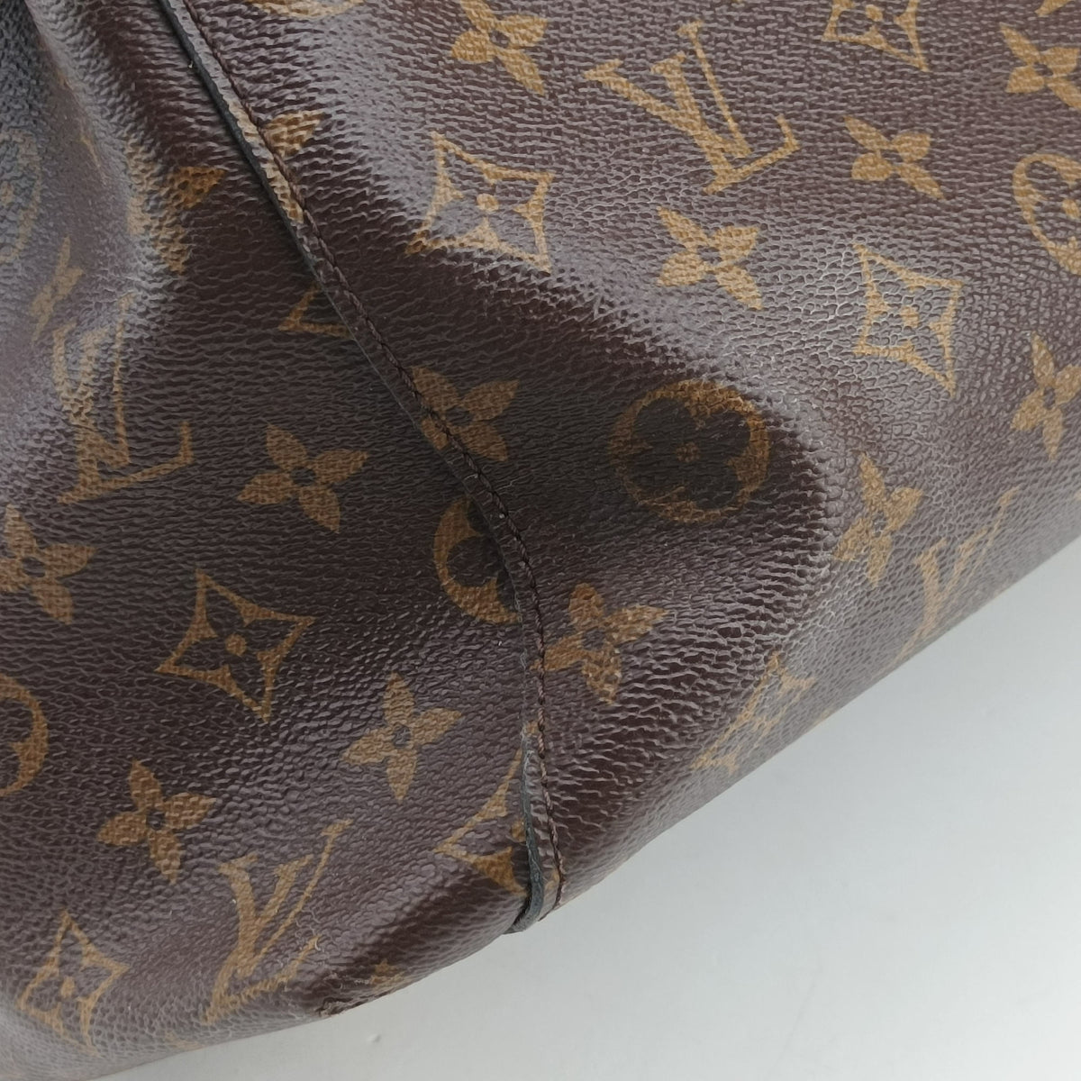 Pre-owned Louis Vuitton MONTAIGNE MM BROWN Monogram Canvas M41056 shoulderbag | stylenewstar