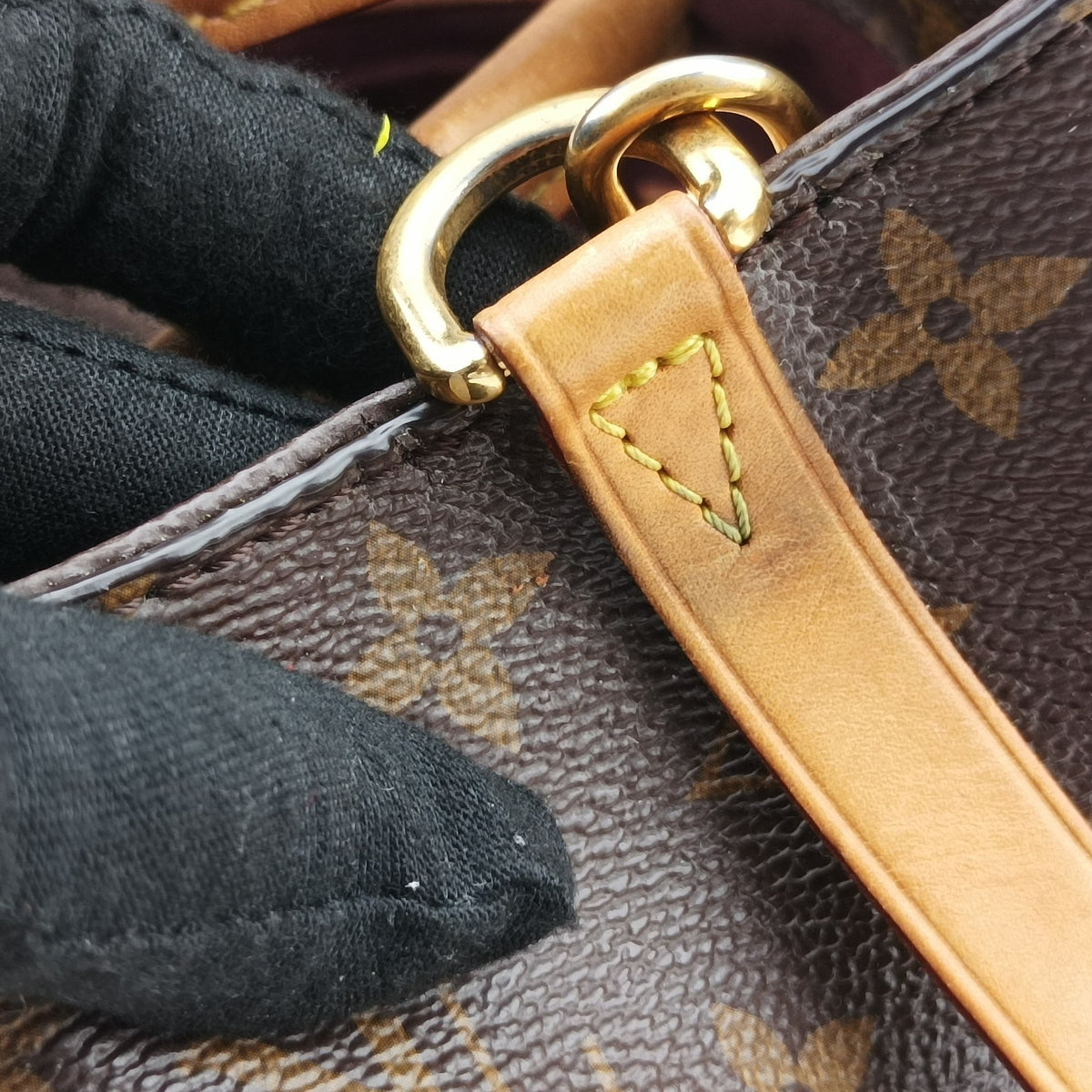 Pre-owned Louis Vuitton MONTAIGNE MM BROWN Monogram Canvas M41056 shoulderbag | stylenewstar