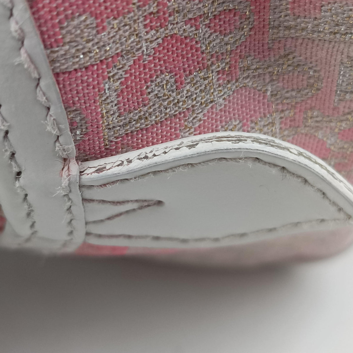 Secondhand Christian Dior Gambler Dice Tortter White canvas  handbag | stylenewstar