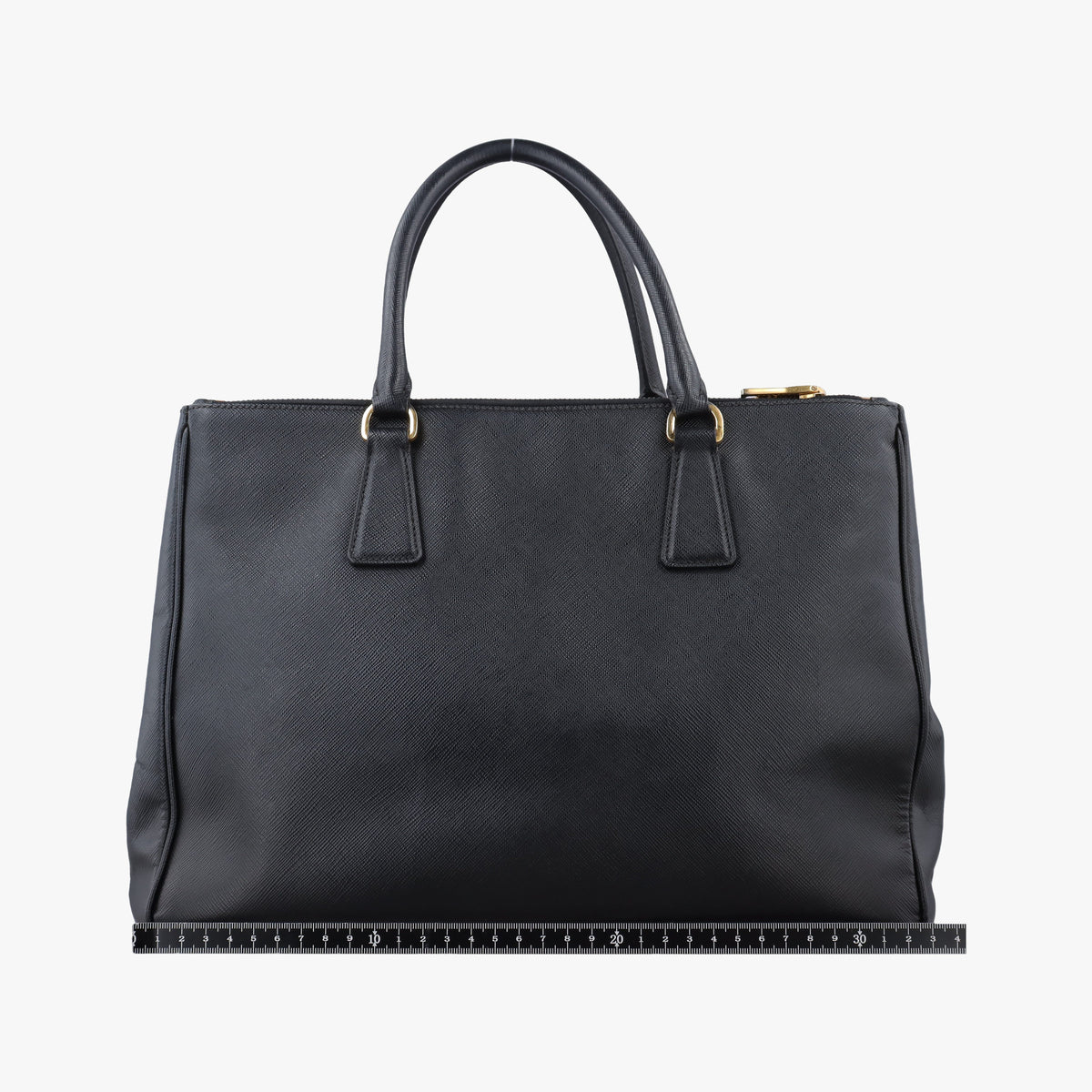 Pre-owned Prada Galleria Black SAFFIANO Leather BN2274 handbag | stylenewstar