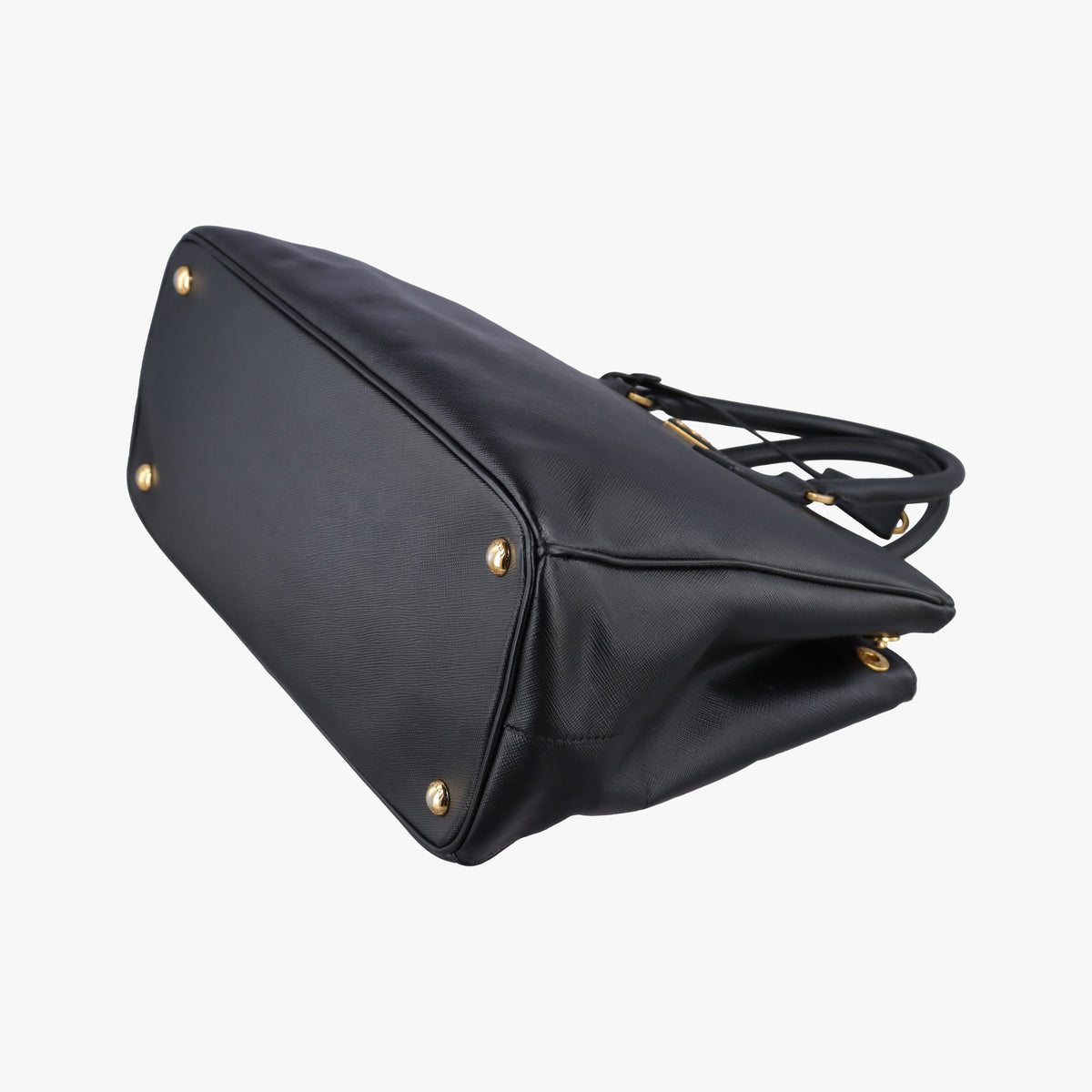 Pre-owned Prada Galleria Black SAFFIANO Leather BN2274 handbag | stylenewstar