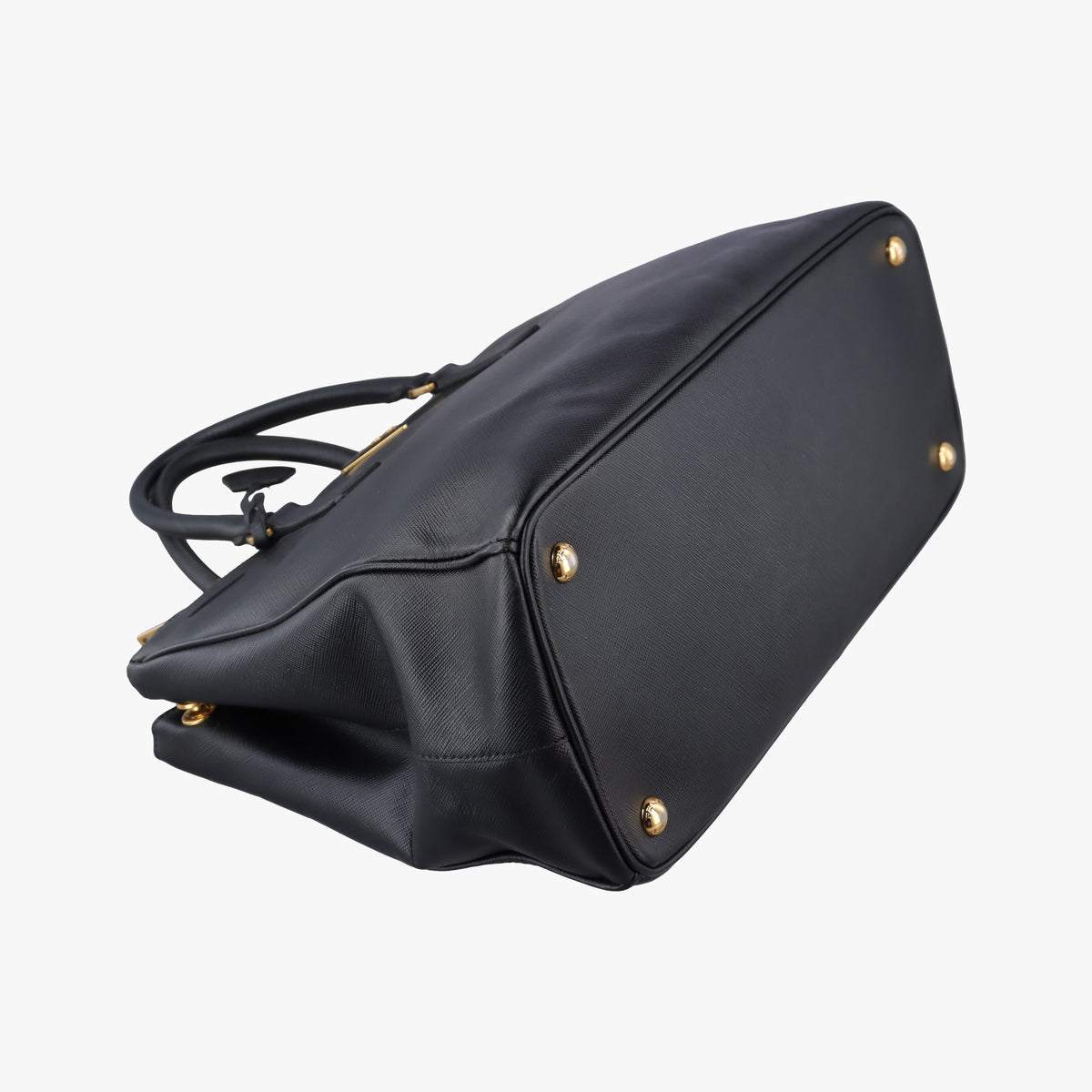 Pre-owned Prada Galleria Black SAFFIANO Leather BN2274 handbag | stylenewstar