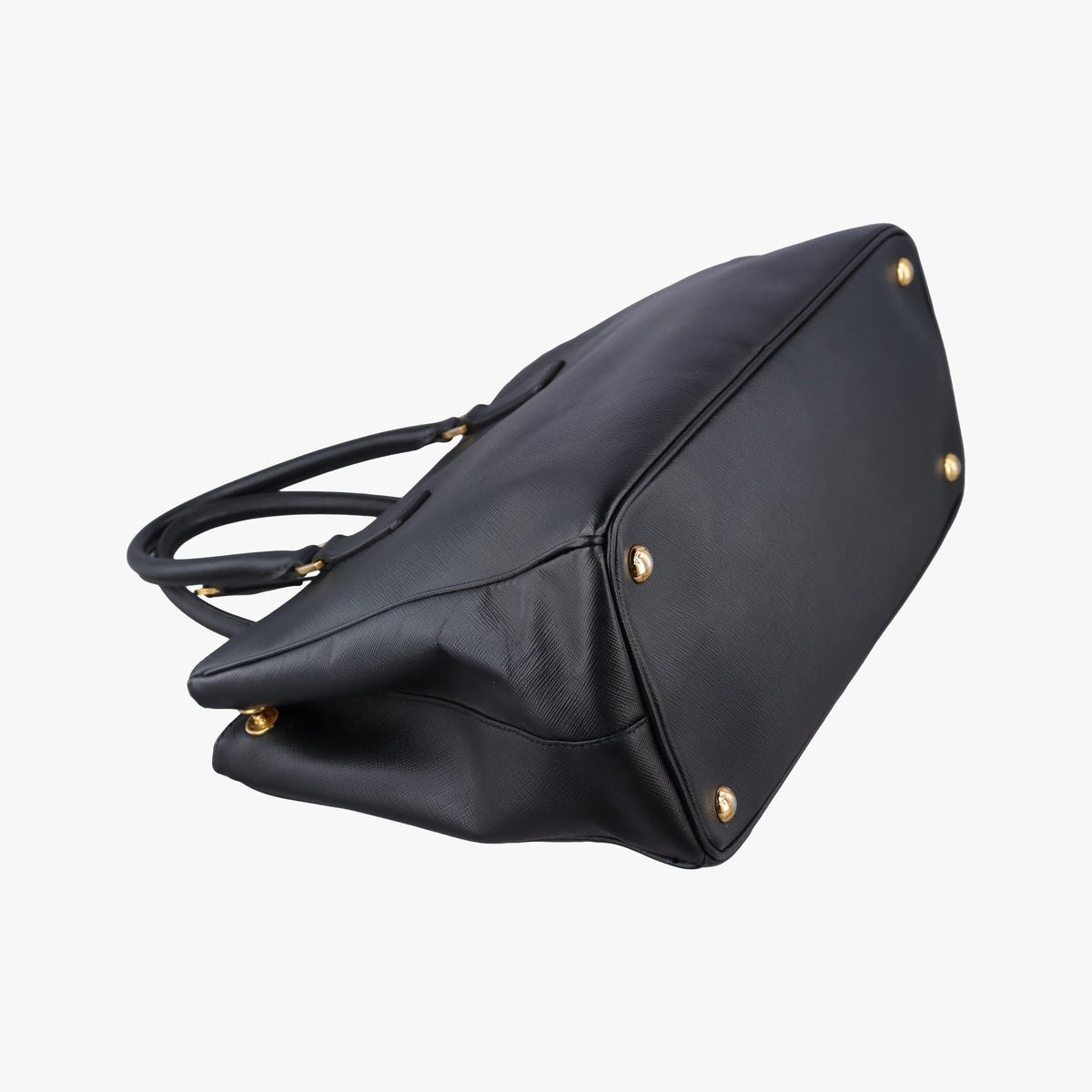 Pre-owned Prada Galleria Black SAFFIANO Leather BN2274 handbag | stylenewstar