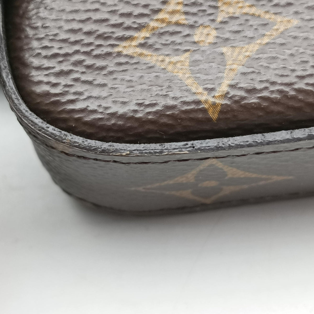 Pre-owned Louis Vuitton Pochette Felicie brown×pink Monogram Canvas M67248 shoulderbag | stylenewstar