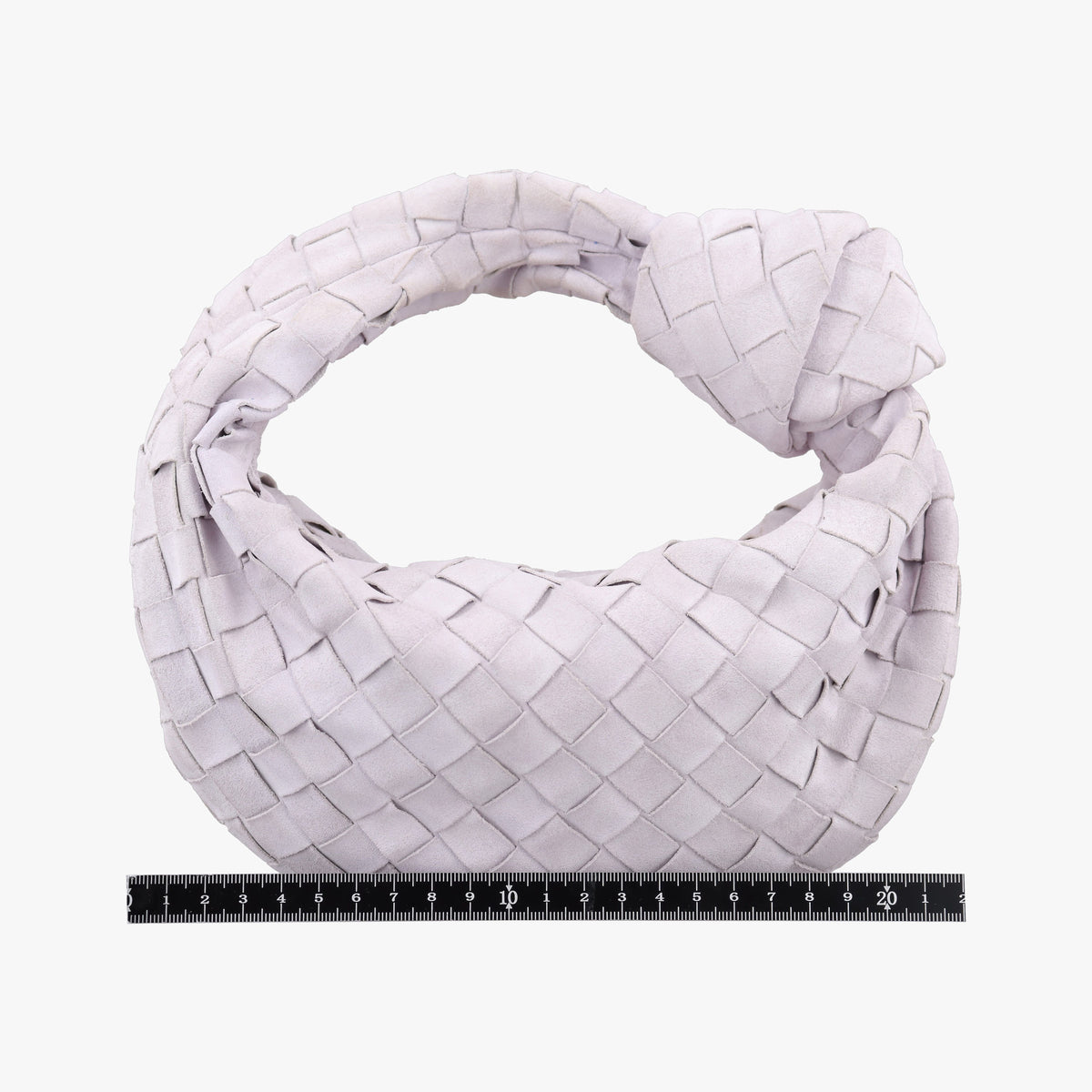 Pre-owned Bottega Veneta The Jodie Purple Suede  handbag | stylenewstar