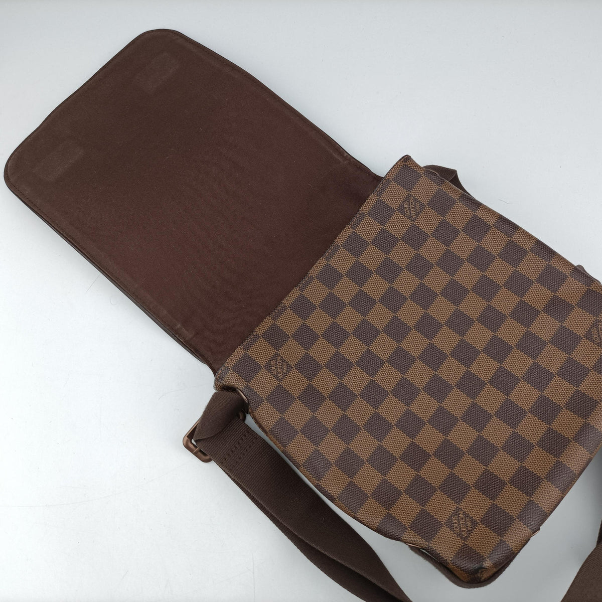 Pre-owned Louis Vuitton BROOKLYN PM EBENE Damier Canvas N51210 shoulderbag | stylenewstar