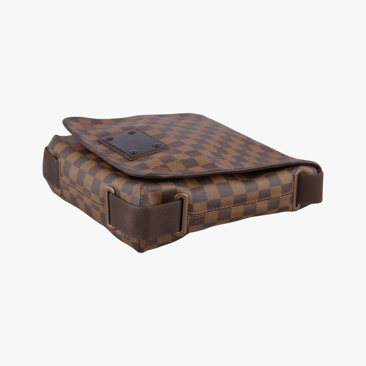 Pre-owned Louis Vuitton BROOKLYN PM EBENE Damier Canvas N51210 shoulderbag | stylenewstar
