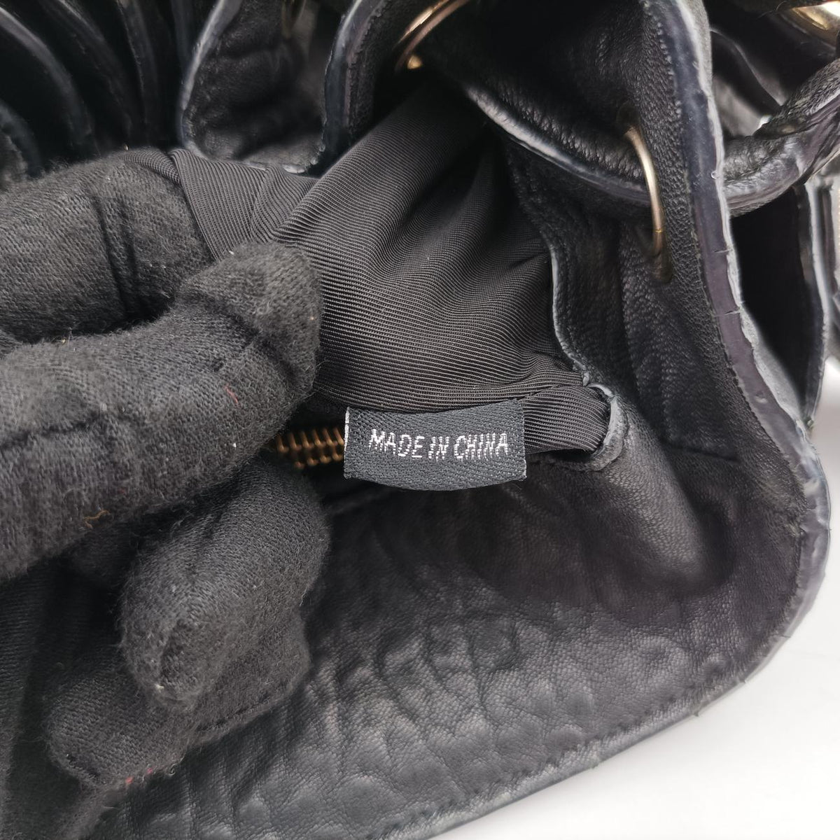Secondhand Alexander Wang Diego Black leather  shoulderbag | stylenewstar