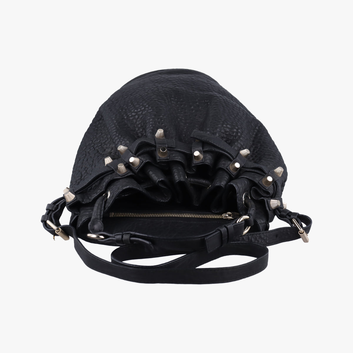 Secondhand Alexander Wang Diego Black leather  shoulderbag | stylenewstar