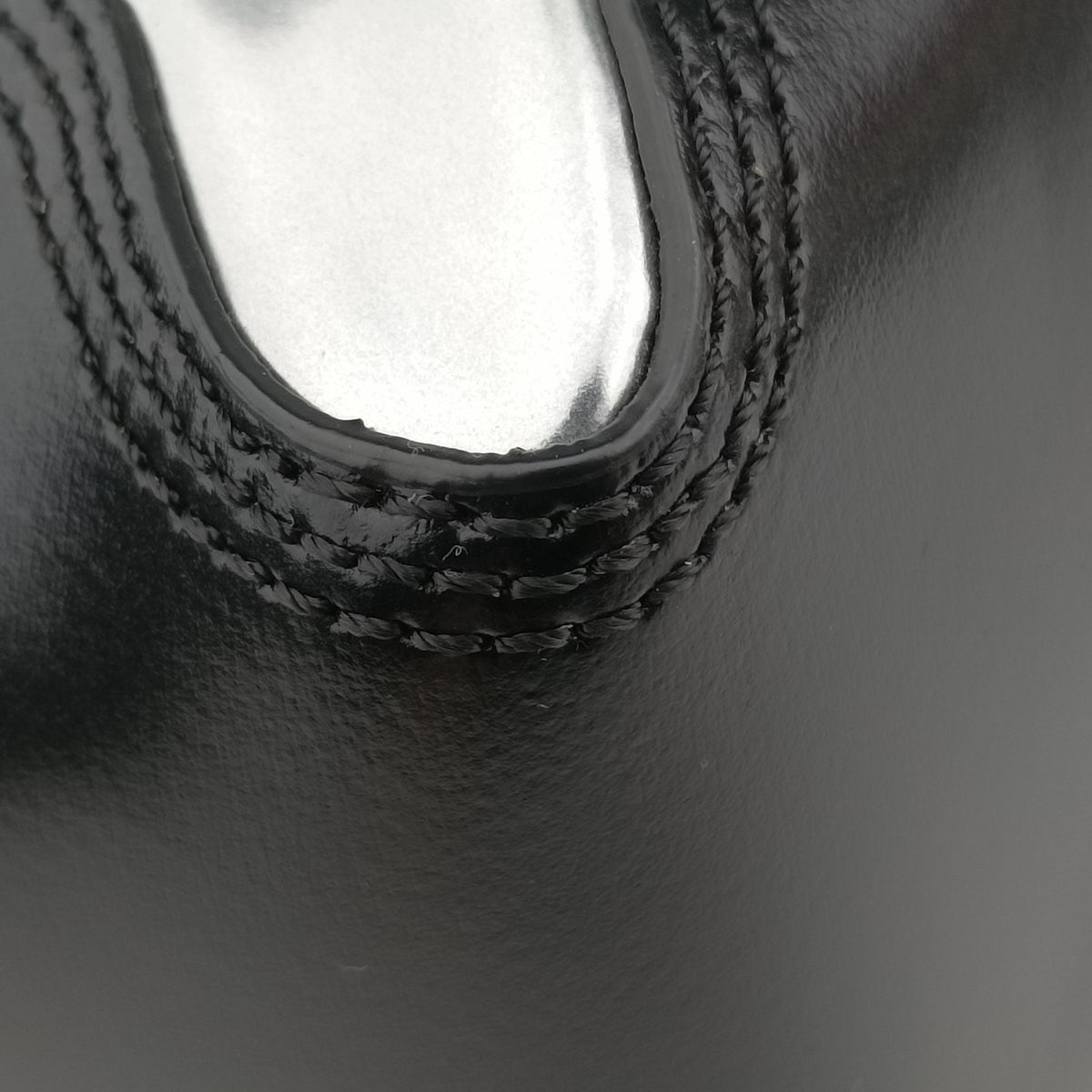 Vintage Philipp Plein Top Handle Black×white Leather  shoulderbag | stylenewstar