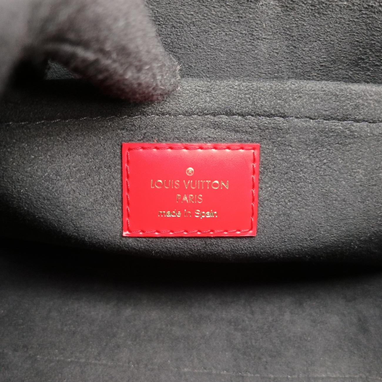 Vintage Louis Vuitton Bolsa Boccador Red Leather M53337 shoulderbag | stylenewstar