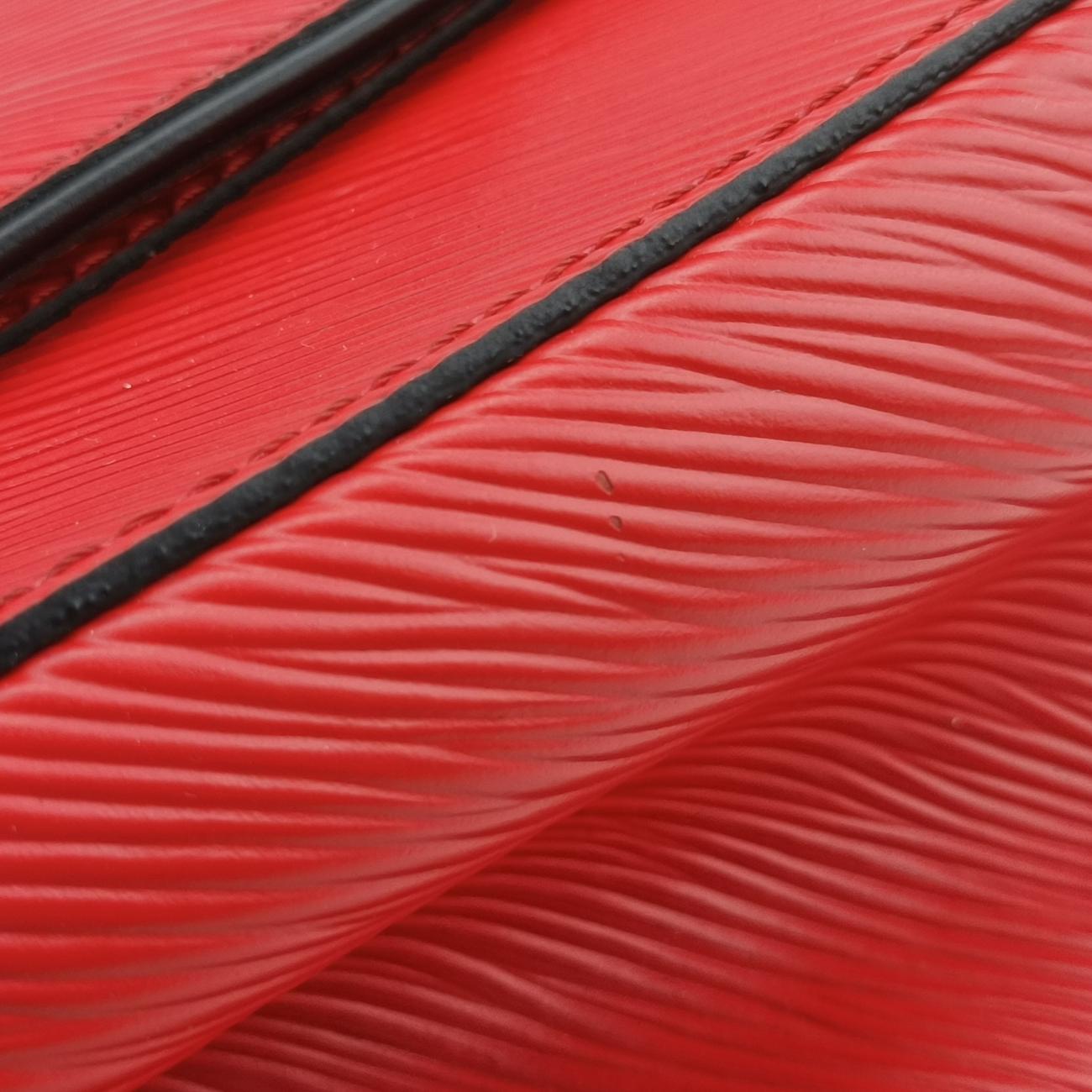 Vintage Louis Vuitton Bolsa Boccador Red Leather M53337 shoulderbag | stylenewstar