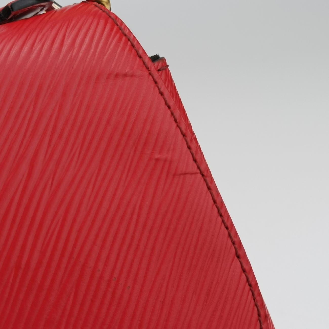 Vintage Louis Vuitton Bolsa Boccador Red Leather M53337 shoulderbag | stylenewstar