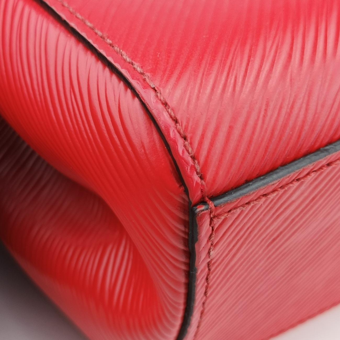 Vintage Louis Vuitton Bolsa Boccador Red Leather M53337 shoulderbag | stylenewstar