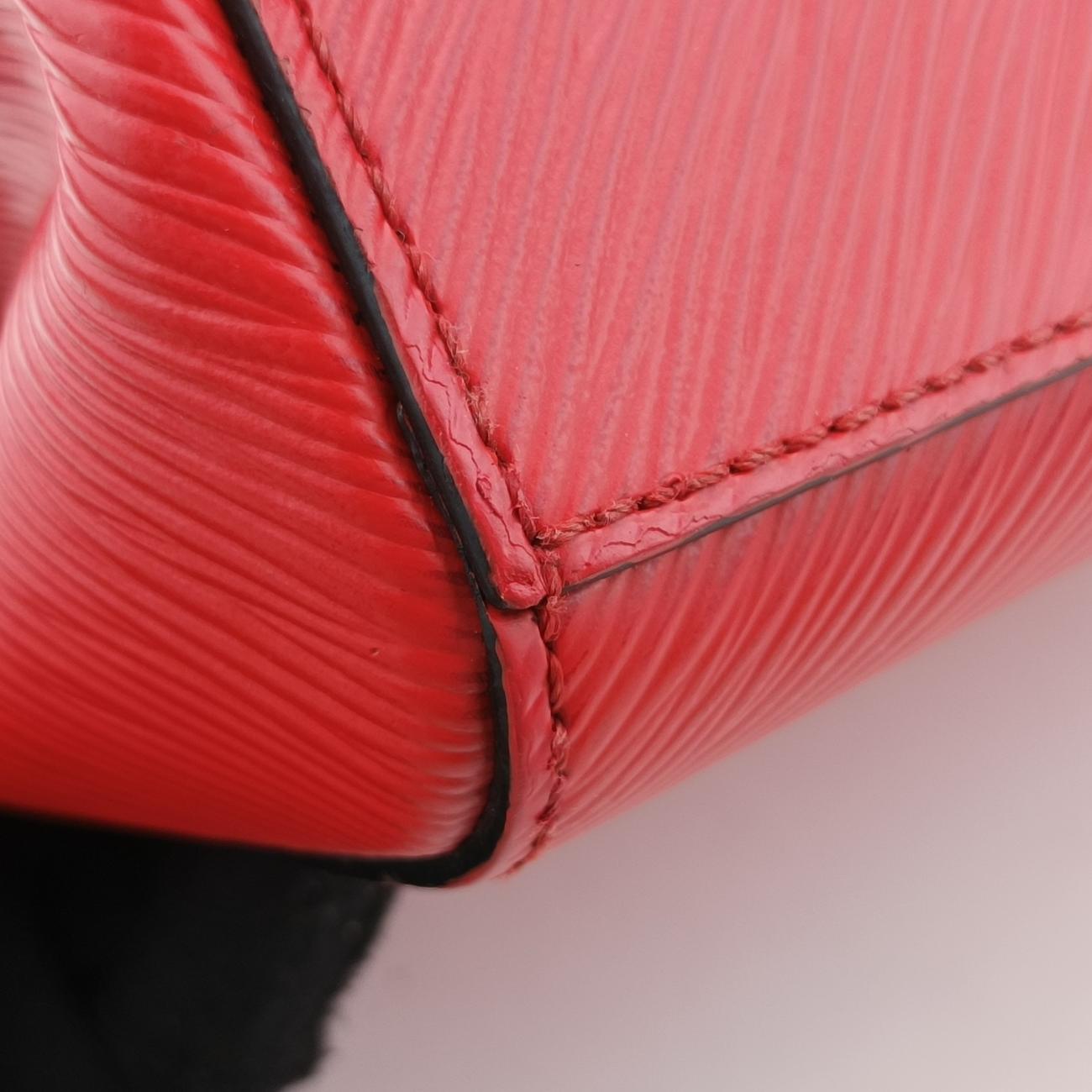 Vintage Louis Vuitton Bolsa Boccador Red Leather M53337 shoulderbag | stylenewstar