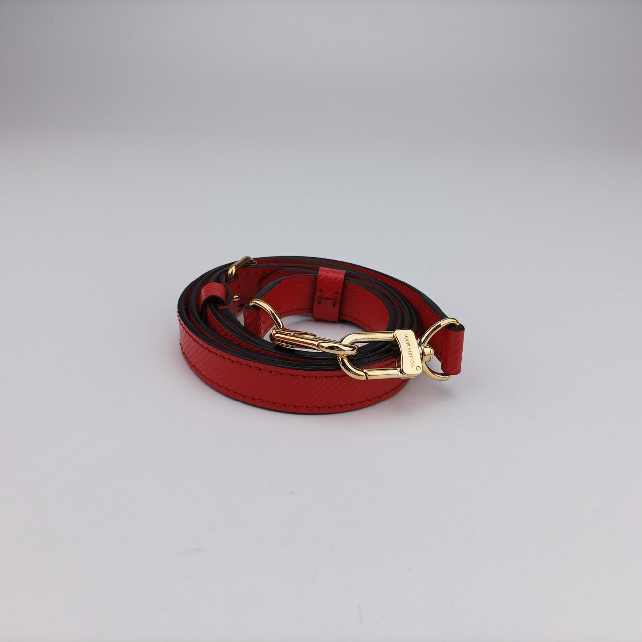 Vintage Louis Vuitton Bolsa Boccador Red Leather M53337 shoulderbag | stylenewstar