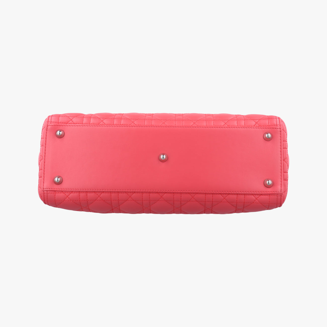 Pre-owned Christian Dior Lady Dior Pink lambskin  shoulderbag | stylenewstar