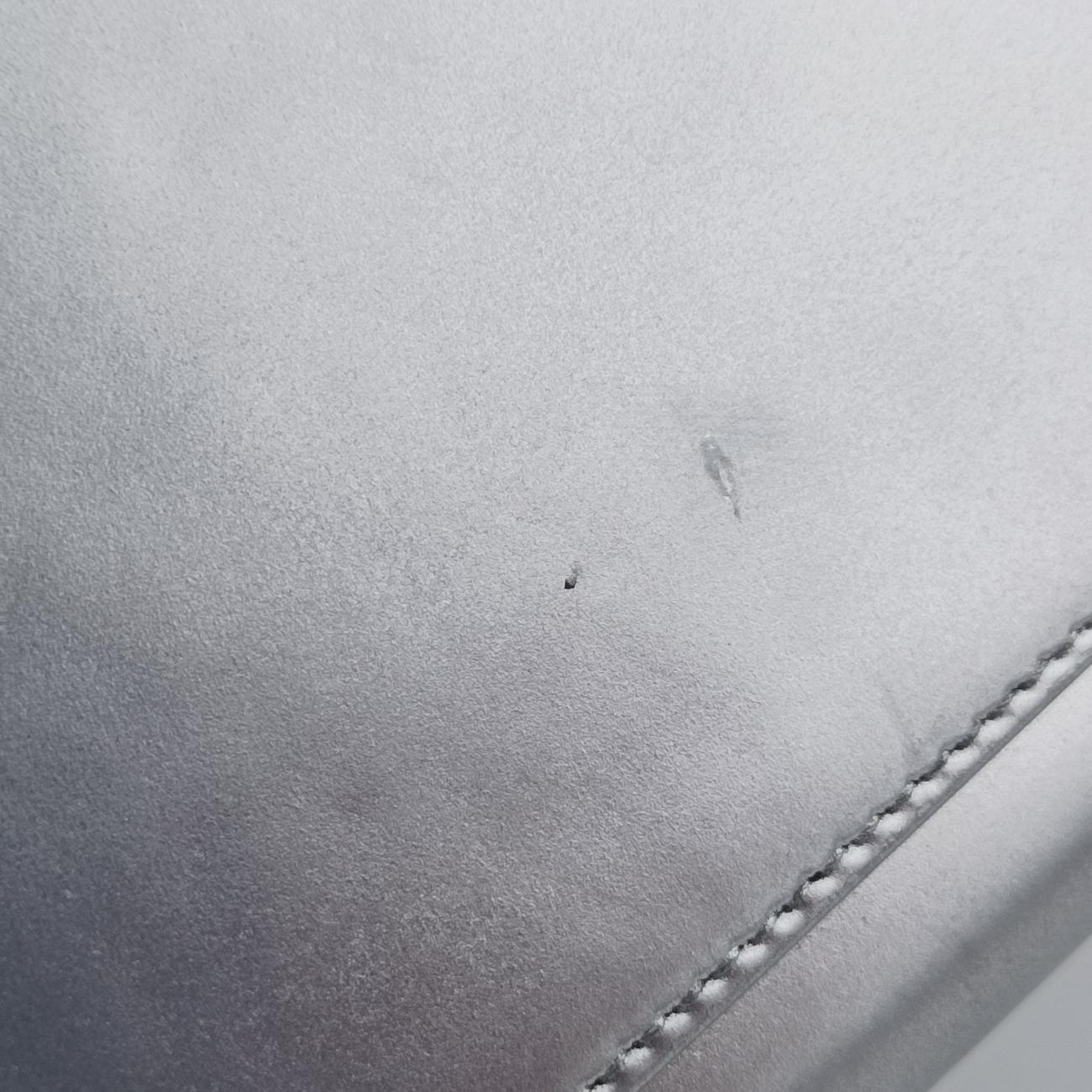 Pre-owned Christian Dior Lady Dior Silver Leather  shoulderbag | stylenewstar