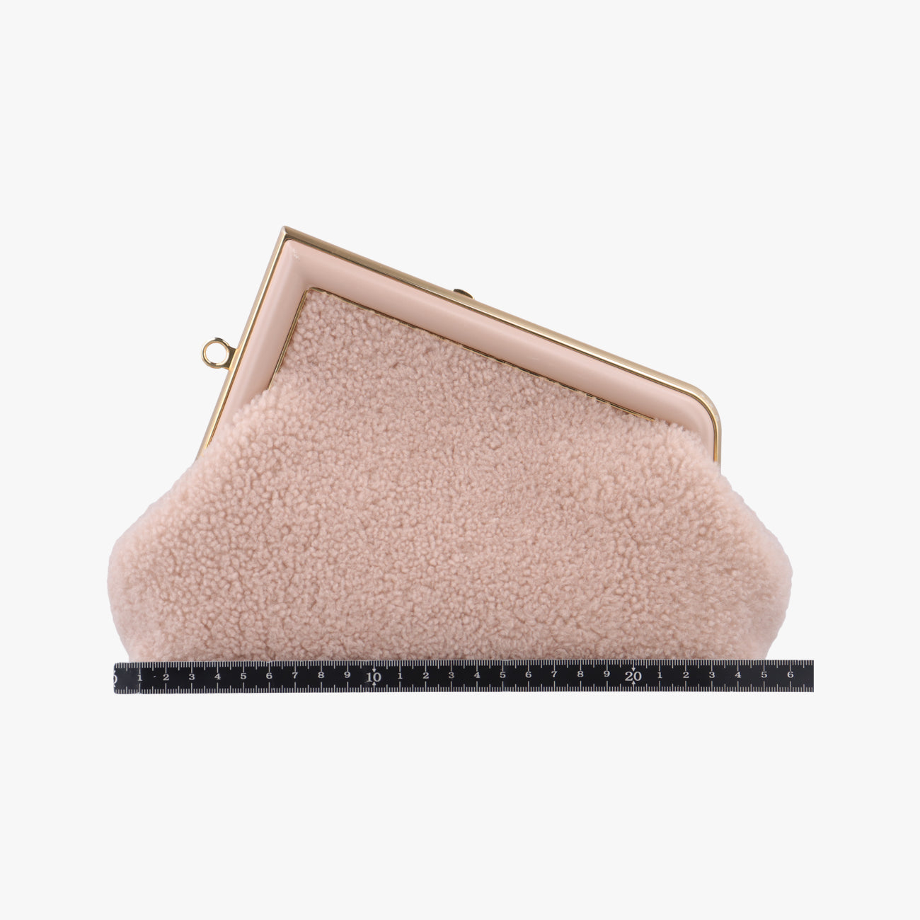 Pre-owned Fendi First Pink fur 8BP129 shoulderbag | stylenewstar